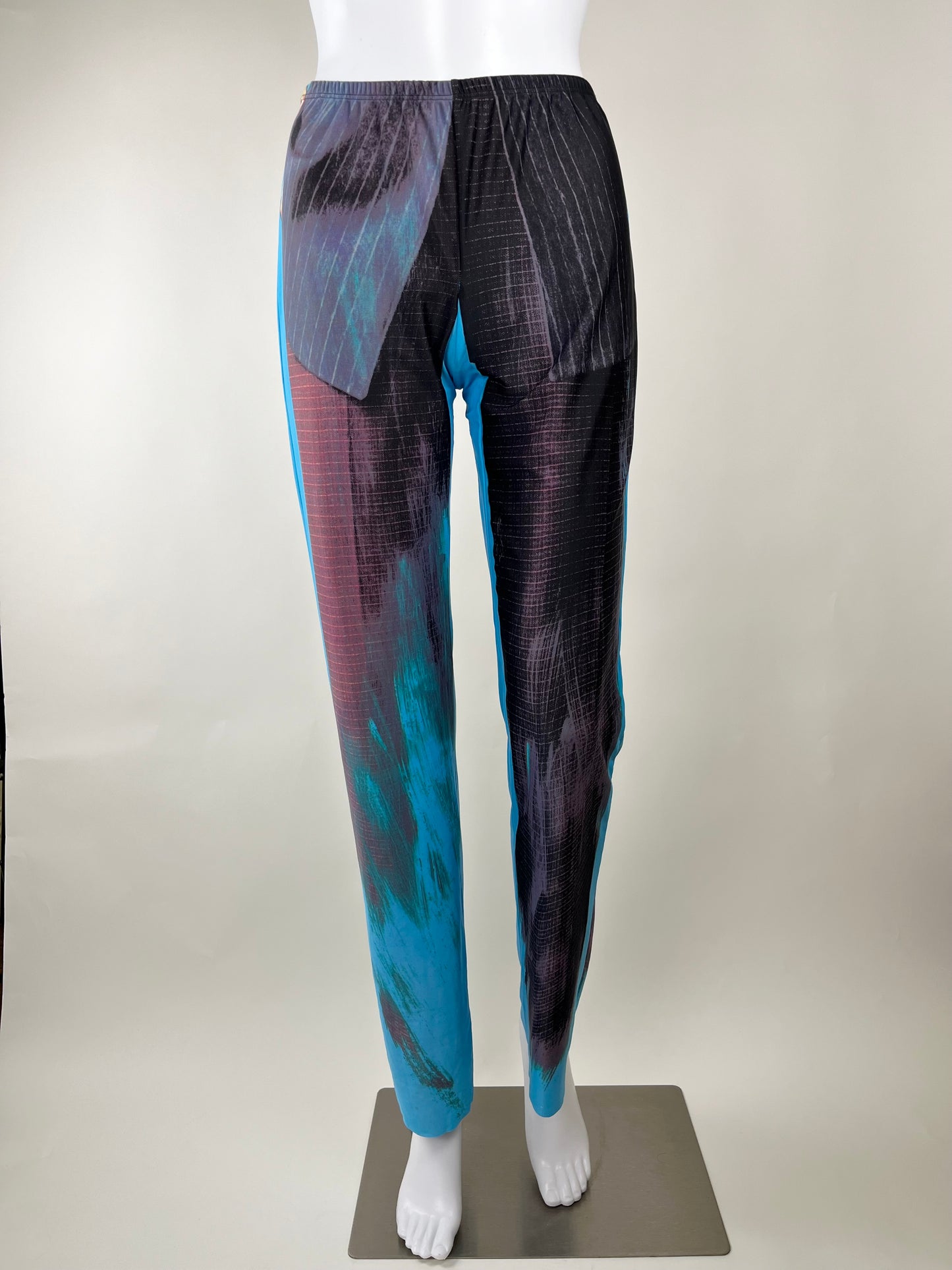 Rare Jean Paul Gaultier Spring / Summer 1997 Trompe L’oeil Pinstripe Pant
