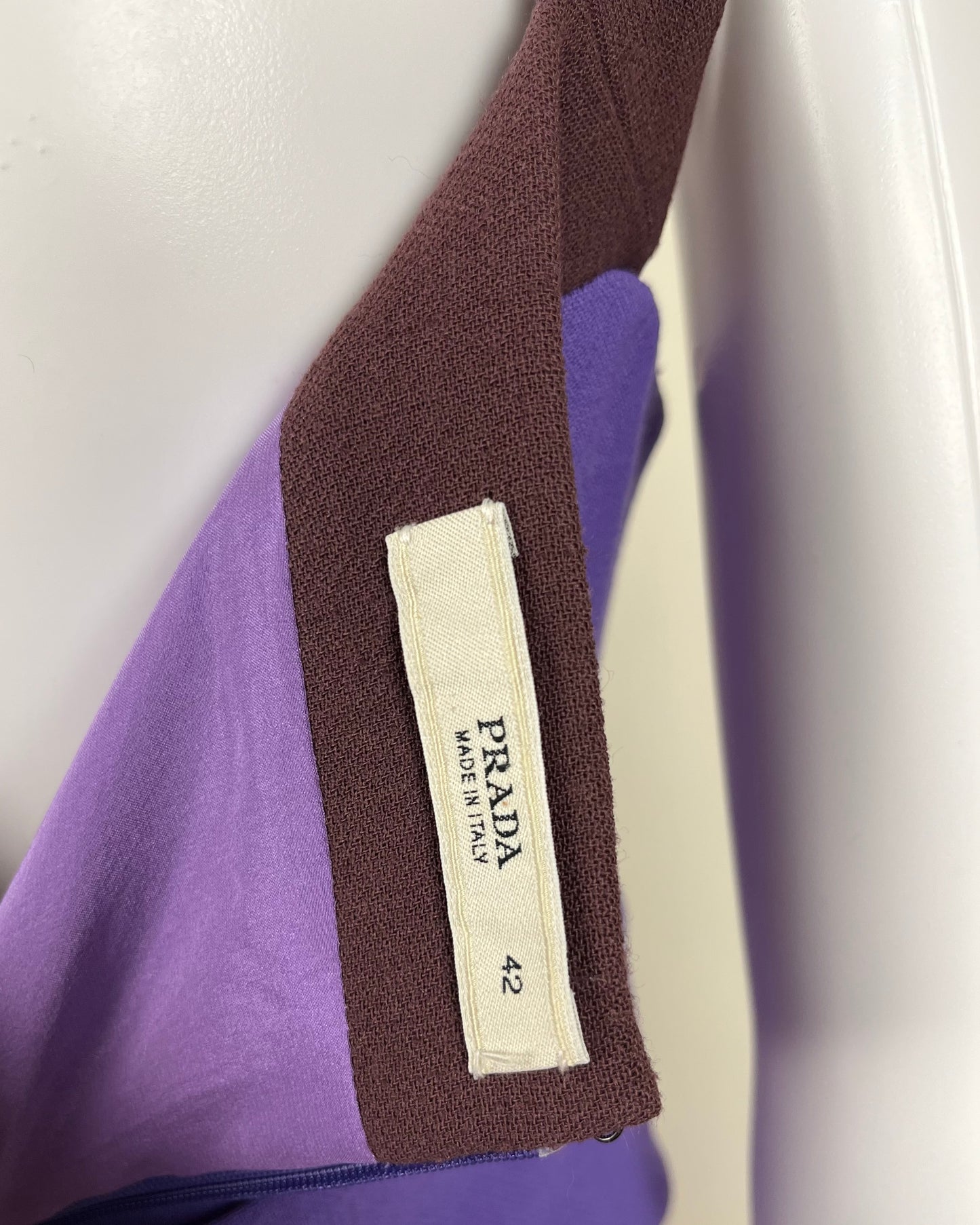 Prada Fall / Winter 2001 Color Blocked Dress