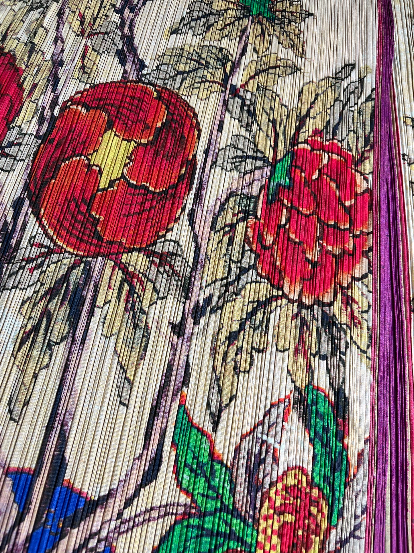Rare Issey Miyake Pleats Please Floral Print Set