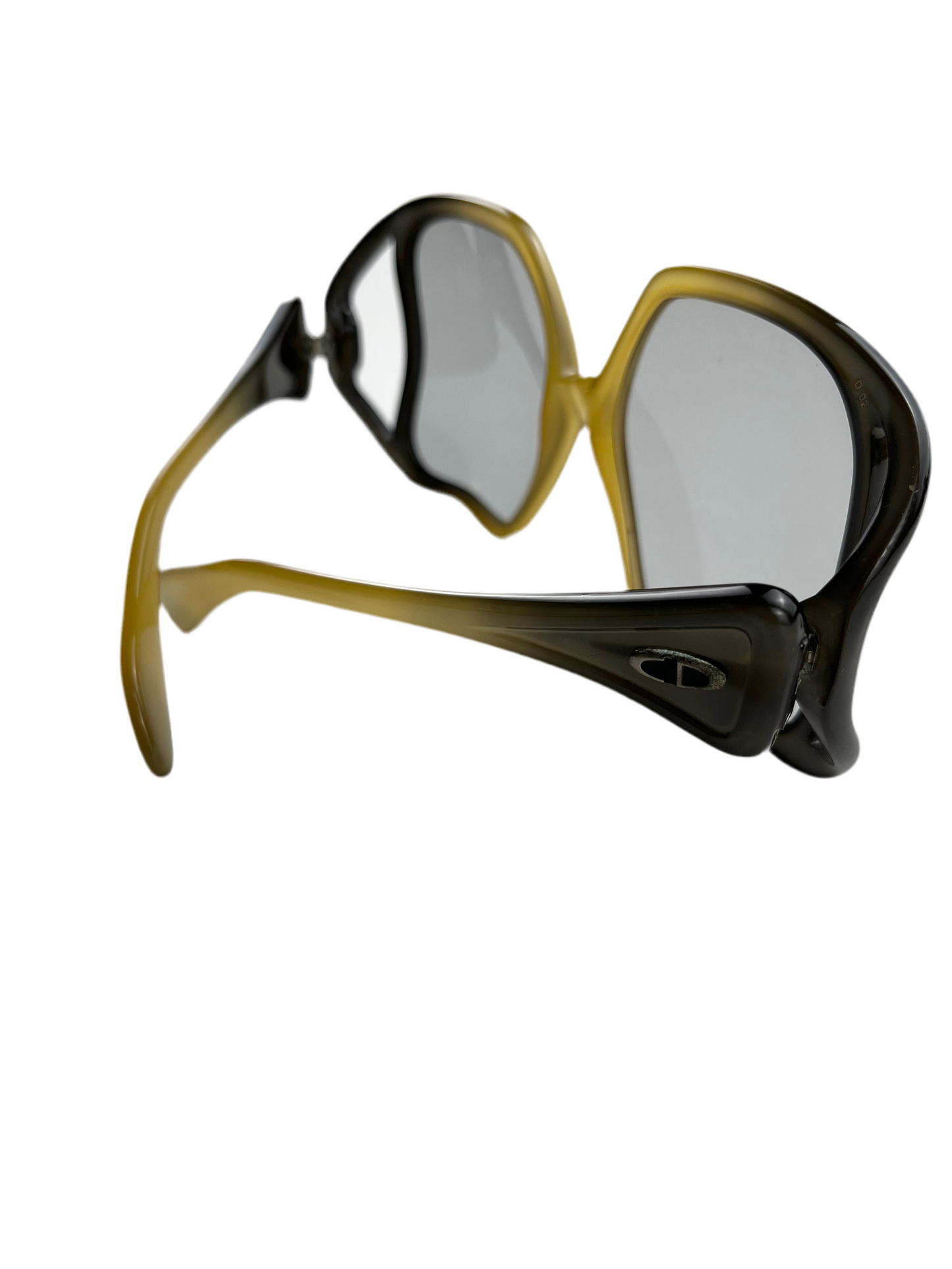 1970’s Christian Dior Oversized Ombré Sunglasses