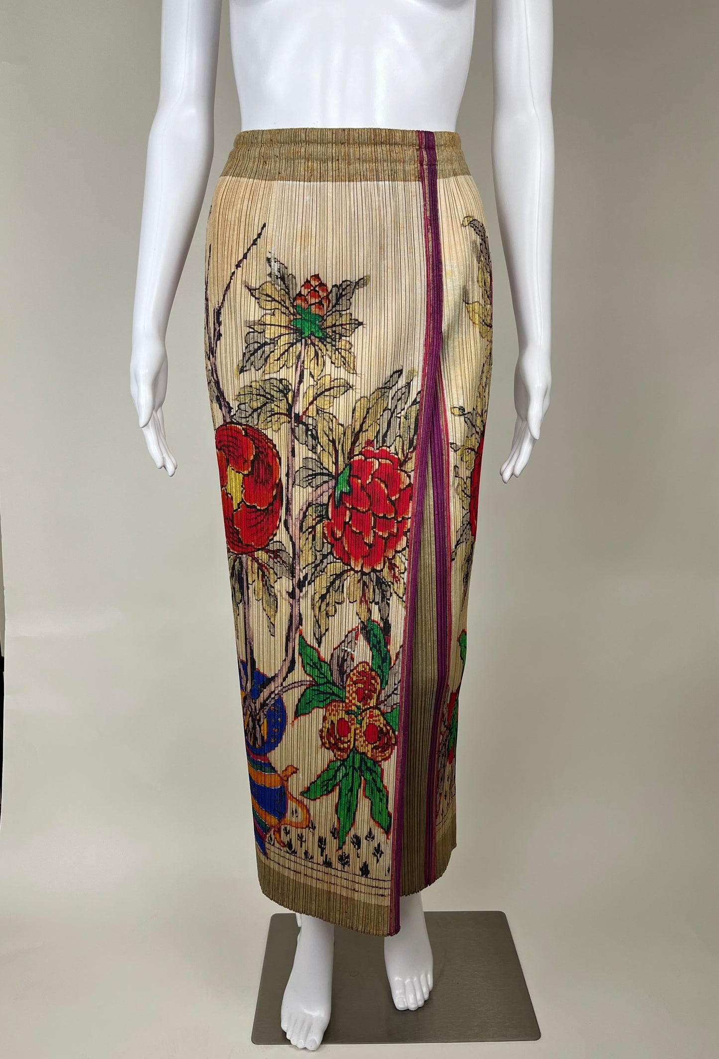 Rare Issey Miyake Pleats Please Floral Print Set