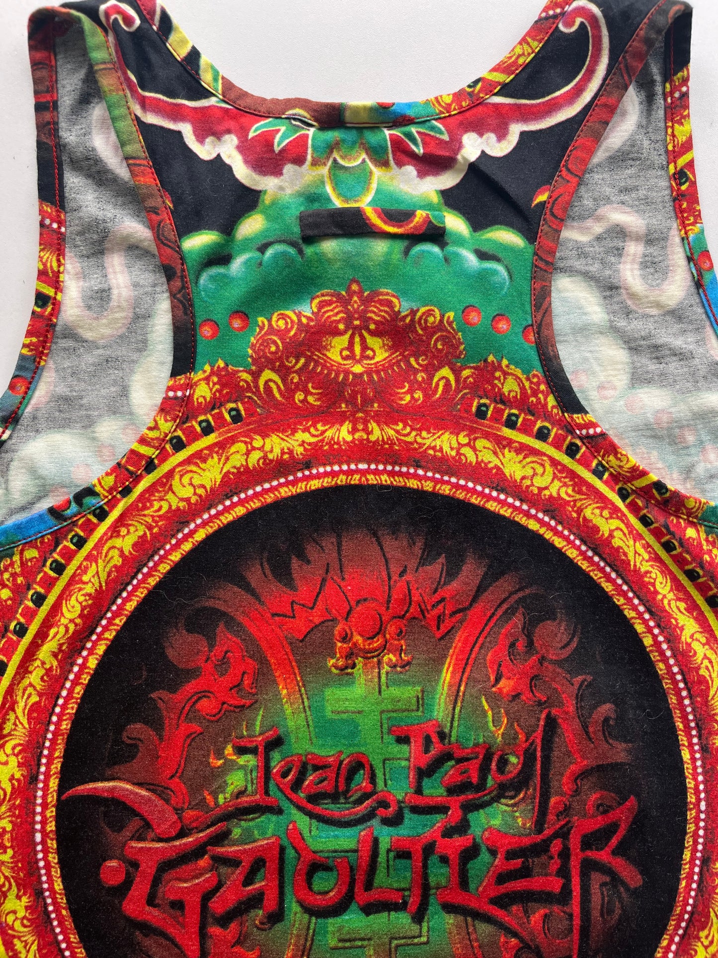1990s Jean Paul Gaultier Tattoo Tank Top