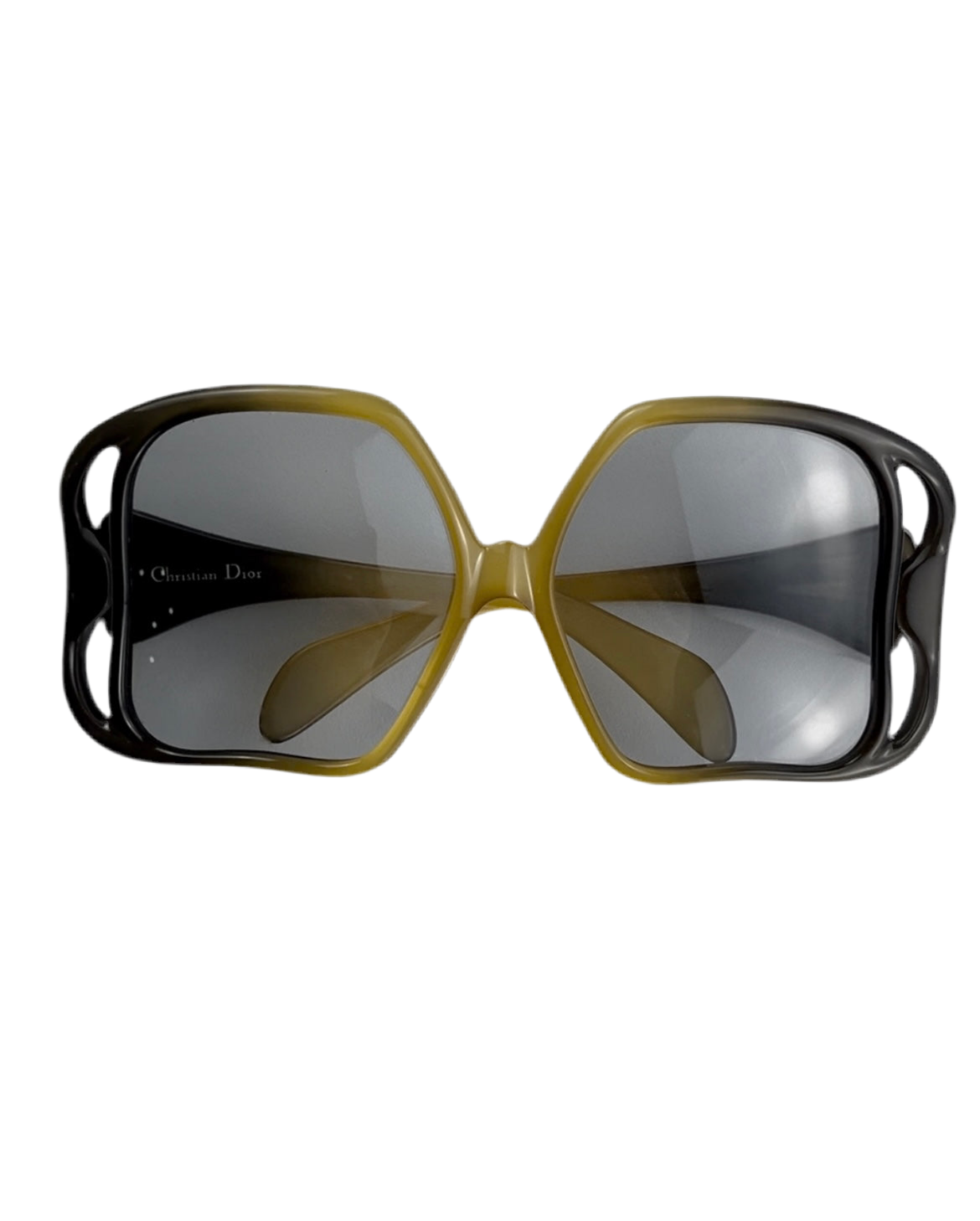 1970’s Christian Dior Oversized Ombré Sunglasses