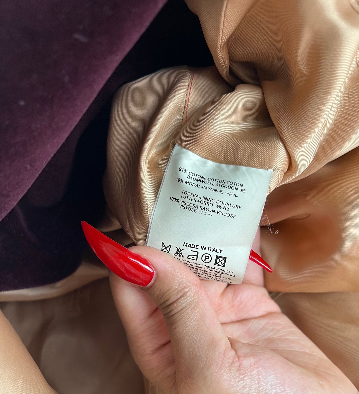 2000’s Vivienne Westwood Velvet Coat