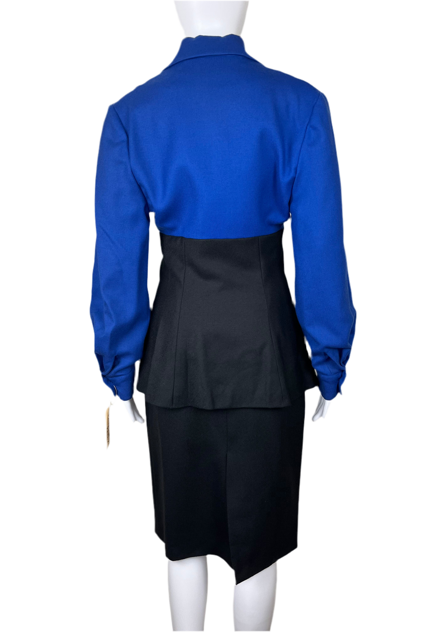 Patrick Kelly Fall / Winter 1989 Color Blocked Skirt Suit