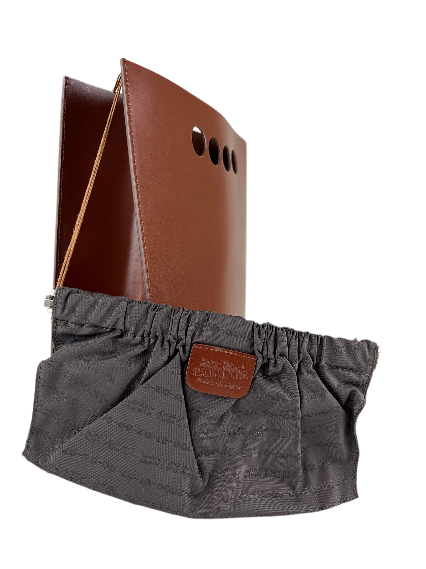 Jean Paul Gaultier Spring / Summer 2000 Bare Knuckle Leather Tote Bag