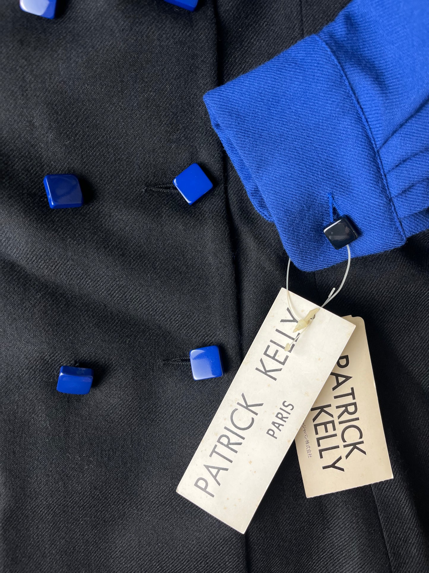Patrick Kelly Fall / Winter 1989 Color Blocked Skirt Suit