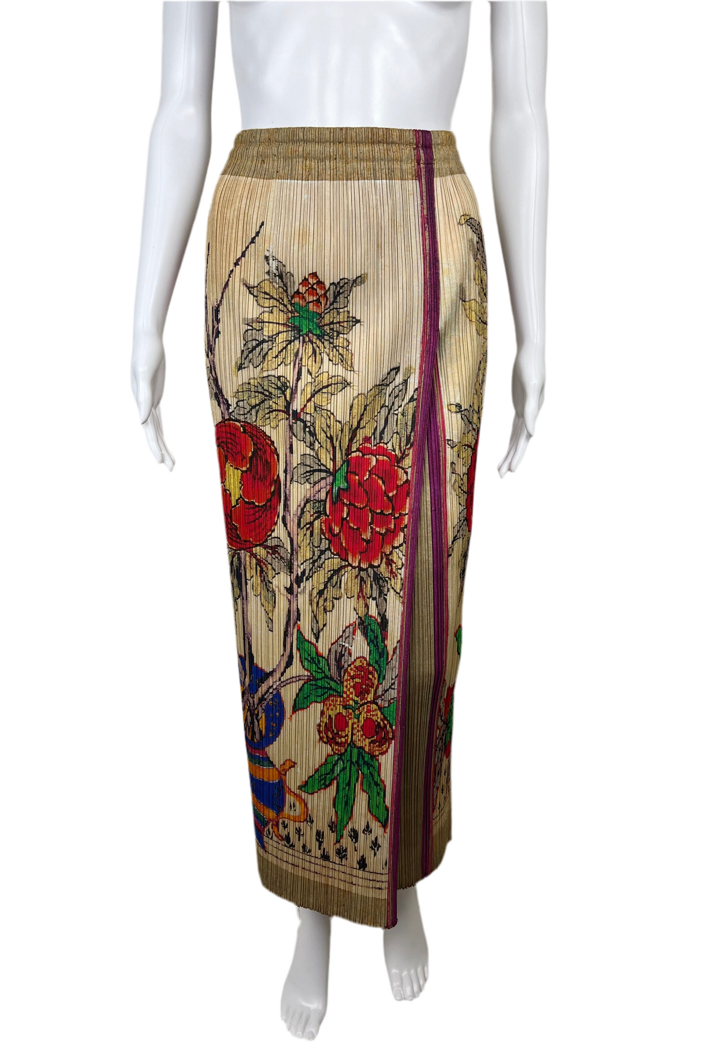 Rare Issey Miyake Pleats Please Floral Print Set