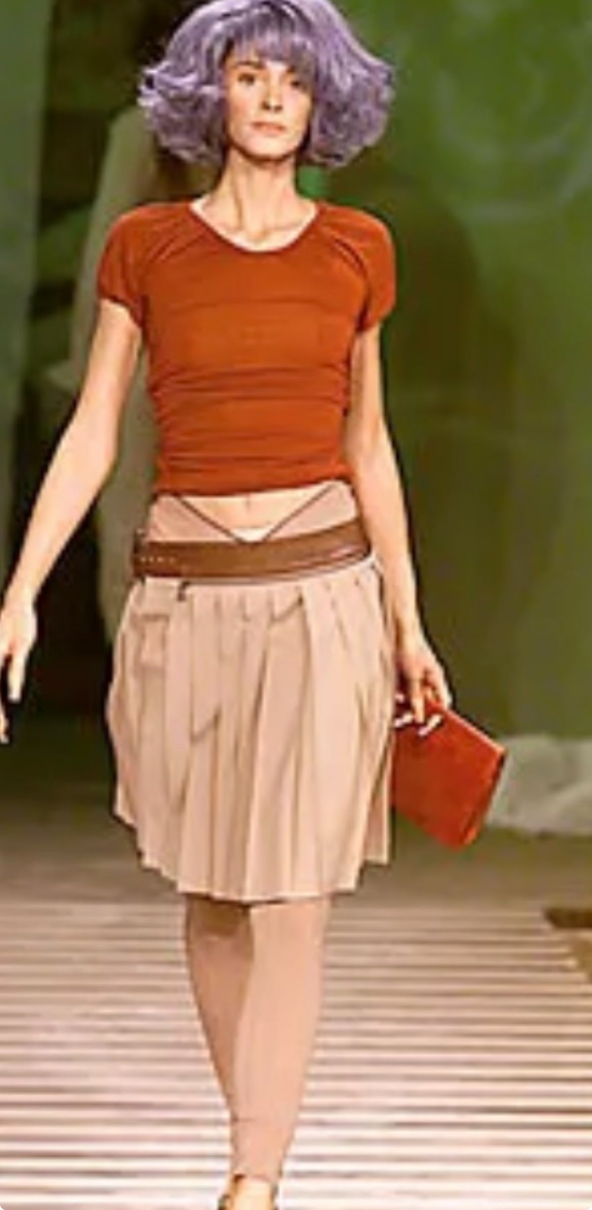 Jean Paul Gaultier Spring / Summer 2000 Bare Knuckle Leather Tote Bag