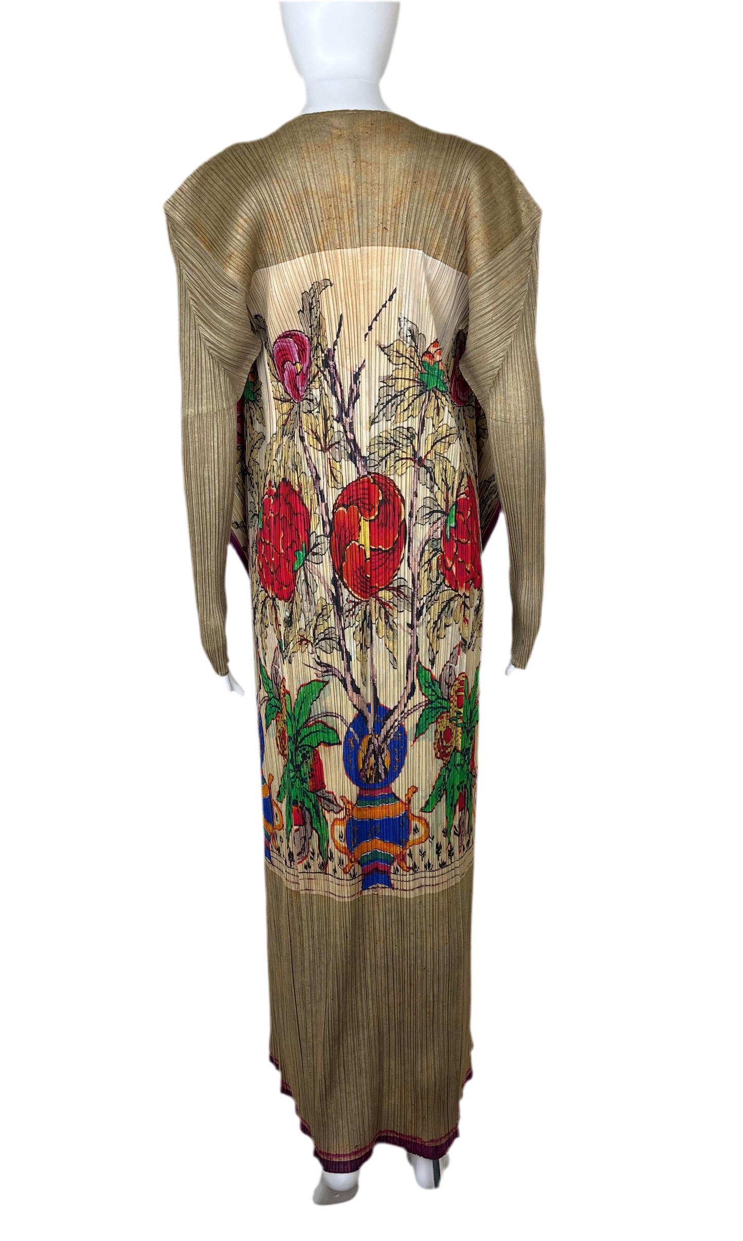 Rare Issey Miyake Pleats Please Floral Print Set