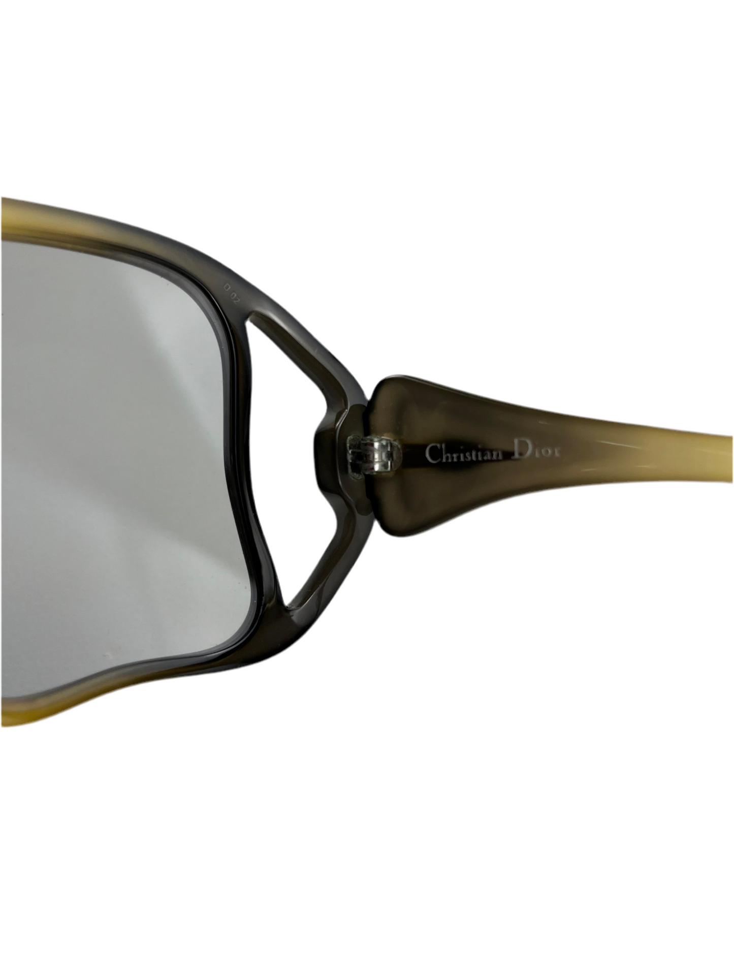 1970’s Christian Dior Oversized Ombré Sunglasses
