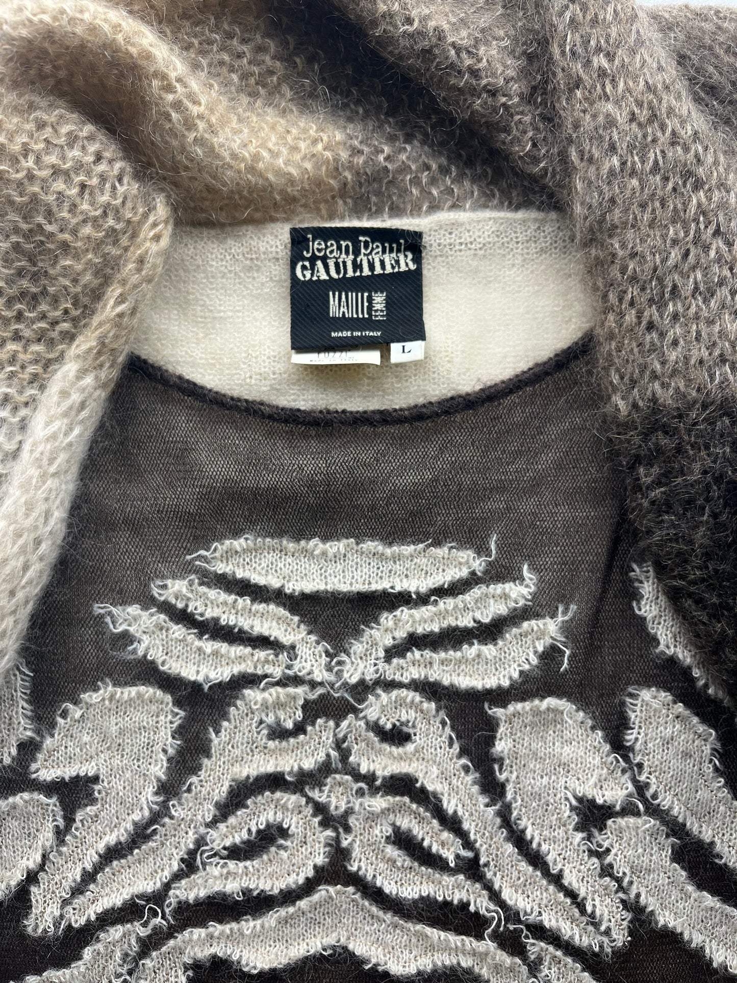 Jean Paul Gaultier Fall / Winter 2007 Ombré Scarf Sweater
