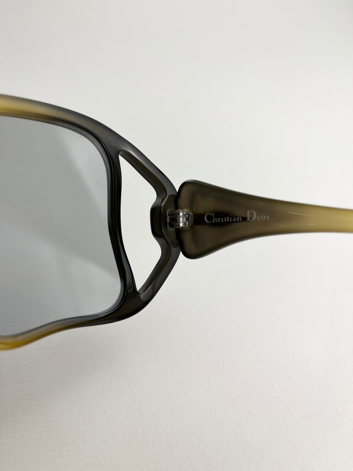 1970’s Christian Dior Oversized Ombré Sunglasses