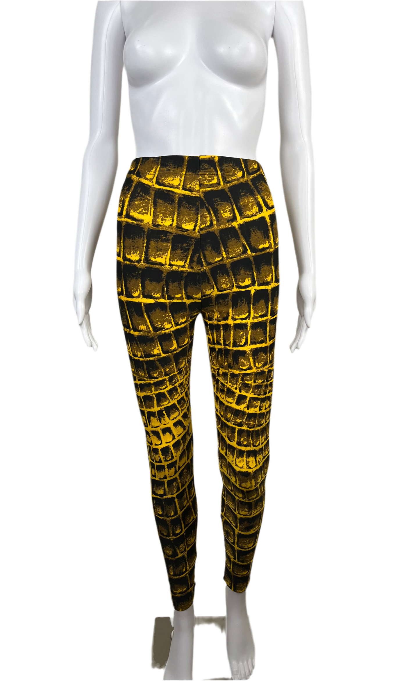 Gianni Versace Couture Spring / Summer 1992 reptile print leggings