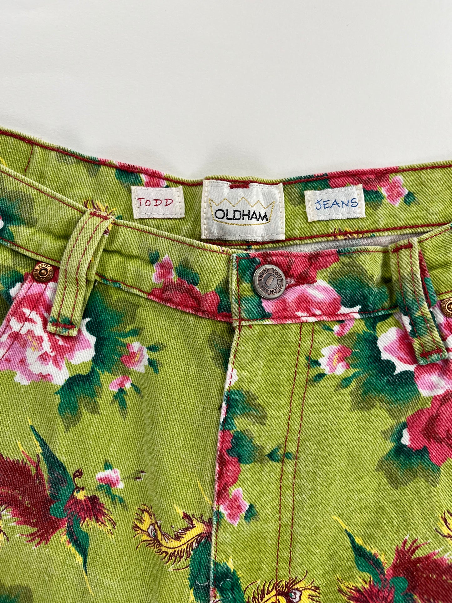 Todd Oldham Spring / Summer 1995 Men’s Floral Printed Shorts