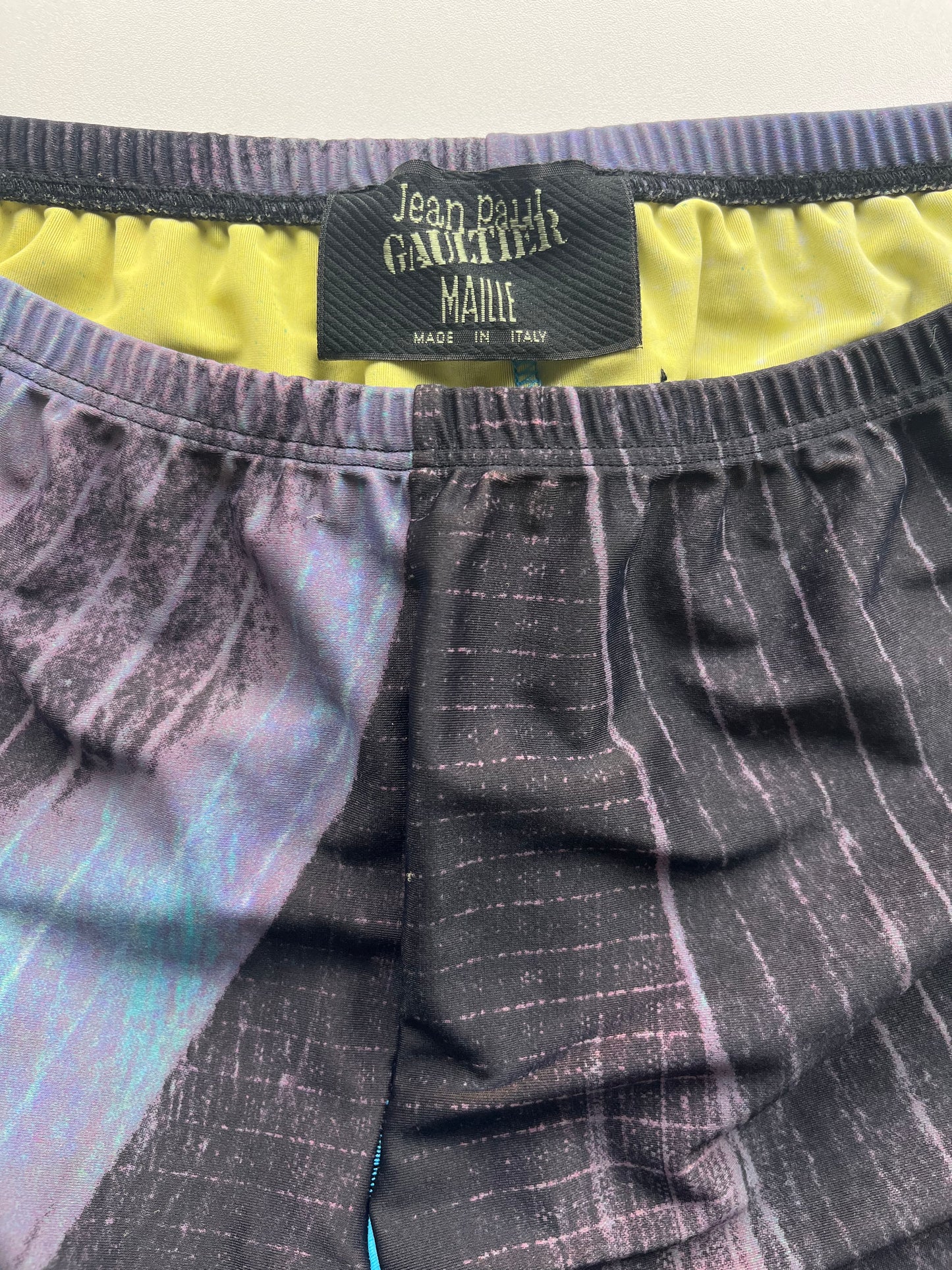 Rare Jean Paul Gaultier Spring / Summer 1997 Trompe L’oeil Pinstripe Pant
