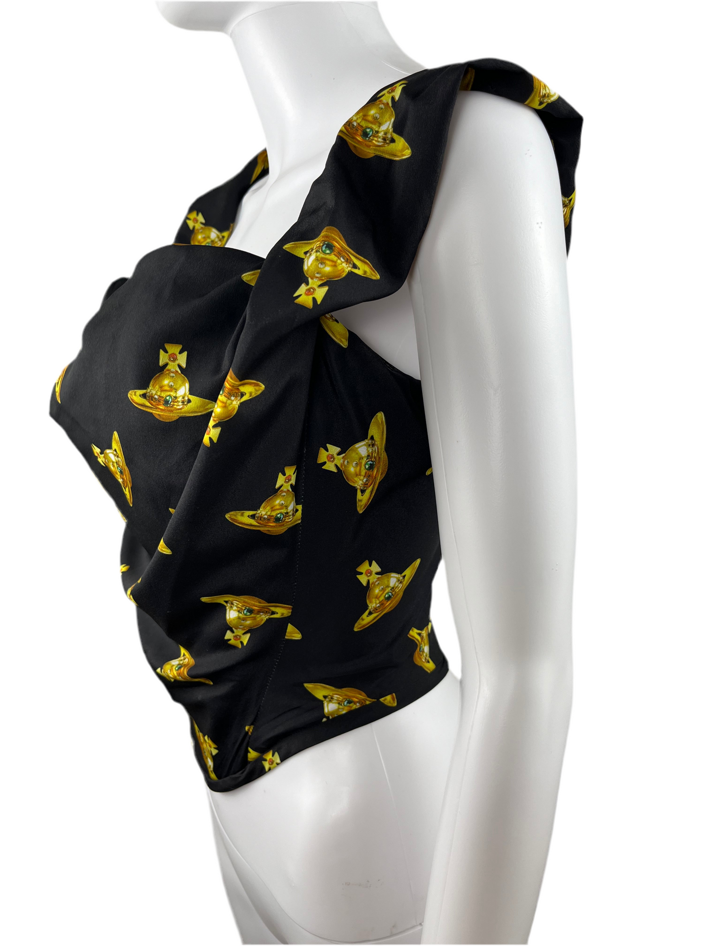 Vivienne Westwood Orb Print Sunday Corset Top