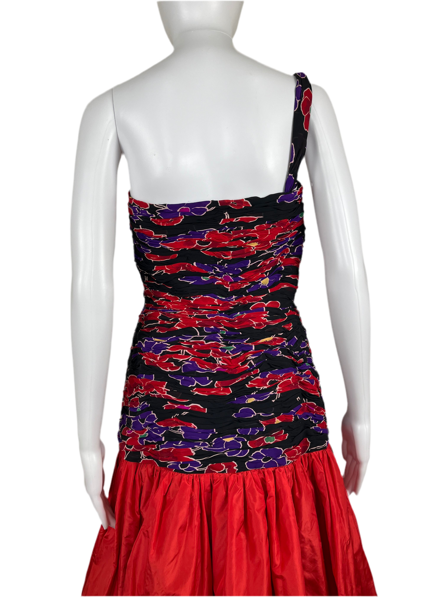 1980’s Valentino Boutique Silk Floral Gown Set