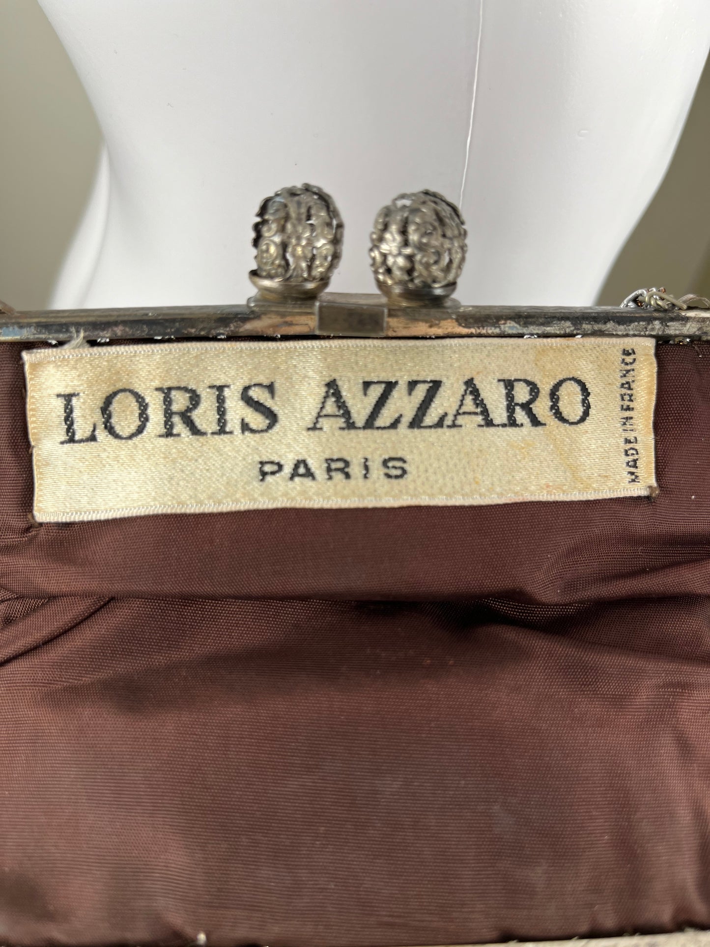 1970’s Loris Azzaro Crochet Lurex Bag