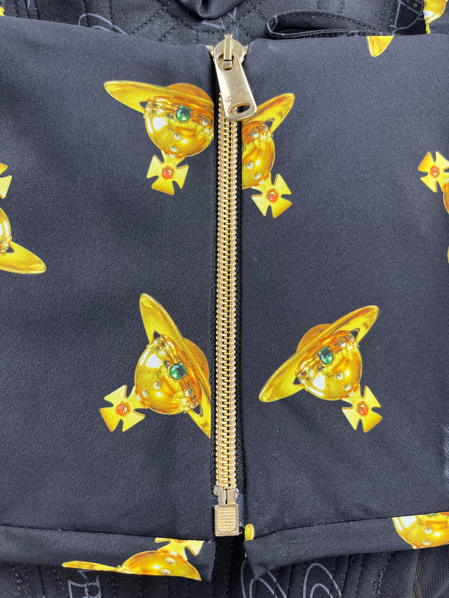 Vivienne Westwood Orb Print Sunday Corset Top