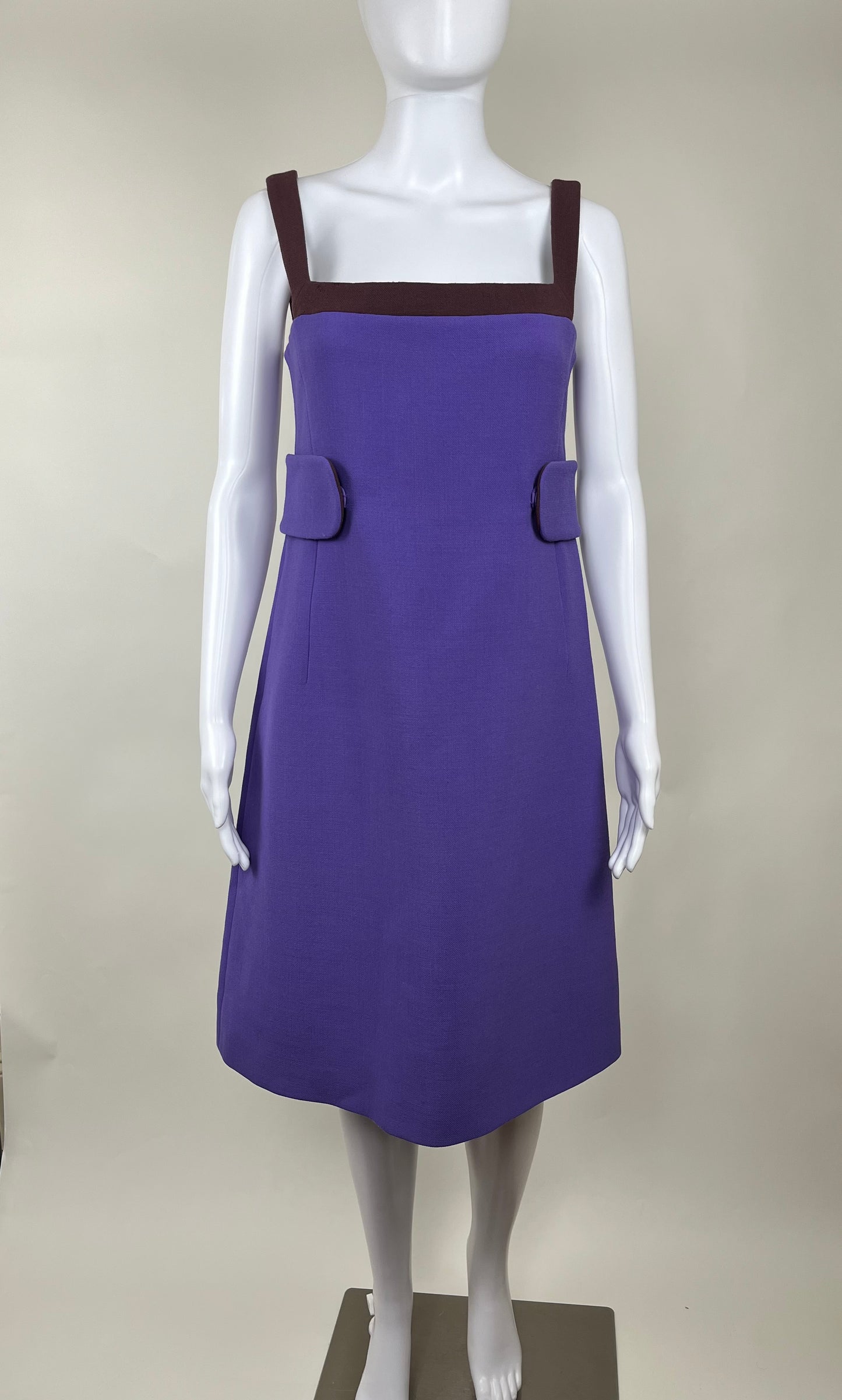 Prada Fall / Winter 2001 Color Blocked Dress