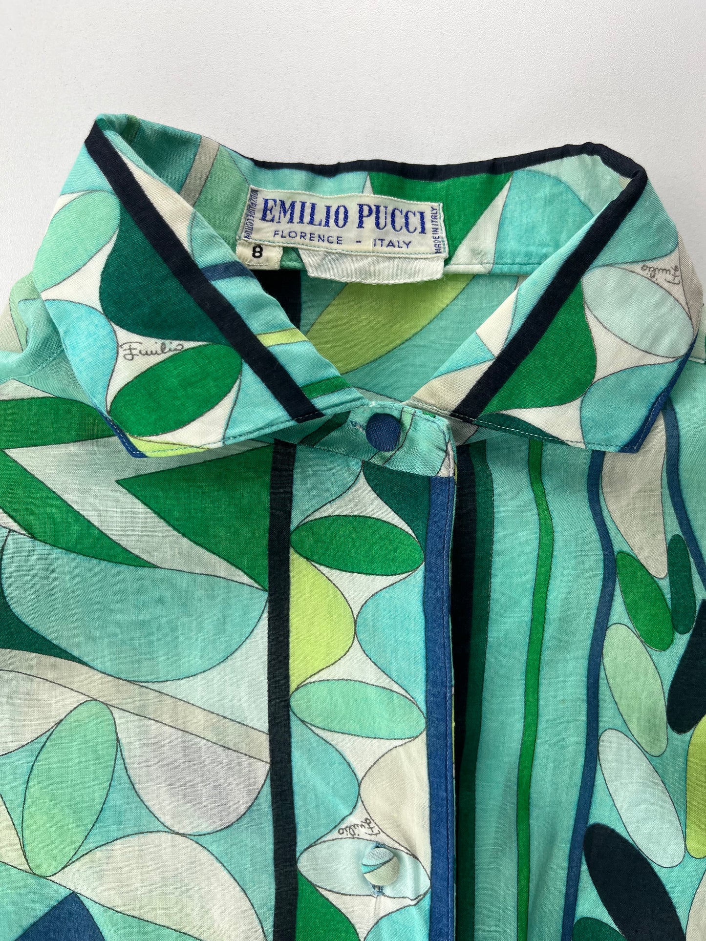1960’s Emilio Pucci Cotton Shirt