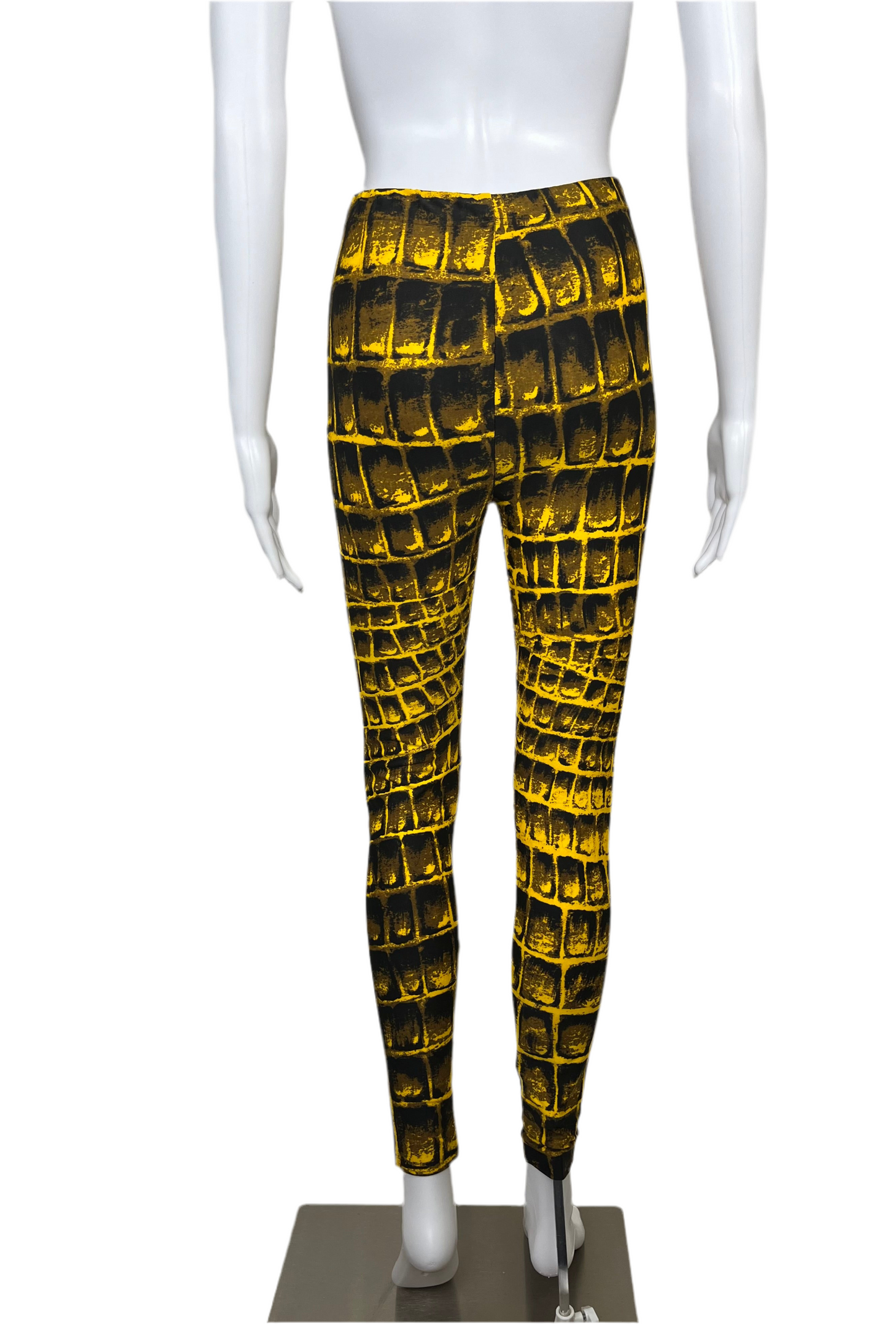 Gianni Versace Couture Spring / Summer 1992 reptile print leggings