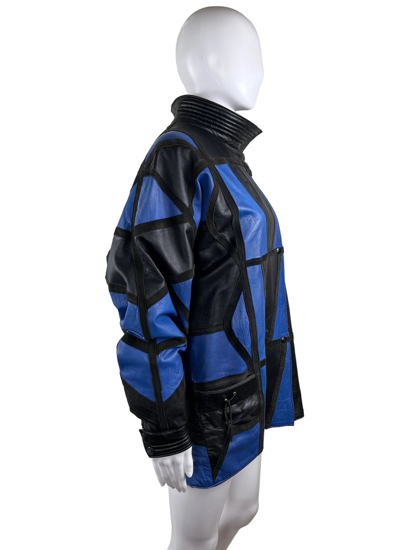 1980’s Yves Saint Laurent Piet Mondrian Leather Jacket