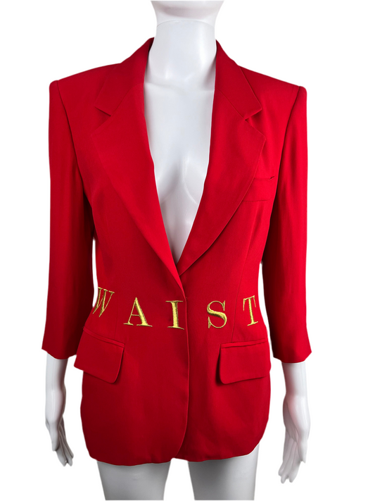 Moschino “Waist of Money” Jacket Spring / Summer 1991