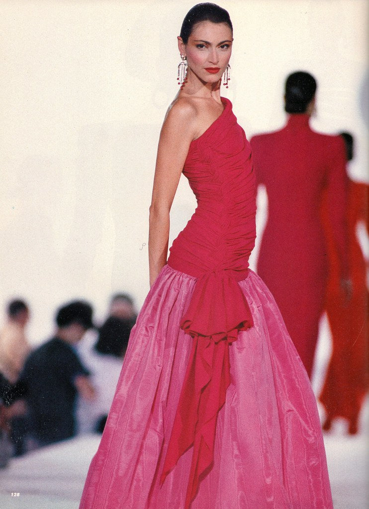 1980’s Valentino Boutique Silk Floral Gown Set