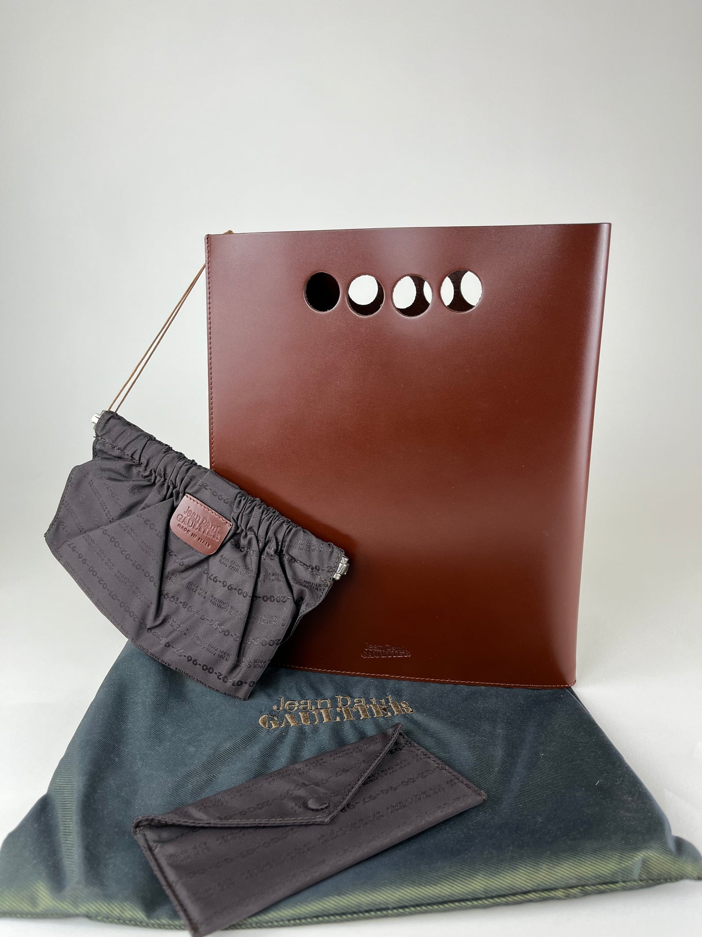 Jean Paul Gaultier Spring / Summer 2000 Bare Knuckle Leather Tote Bag