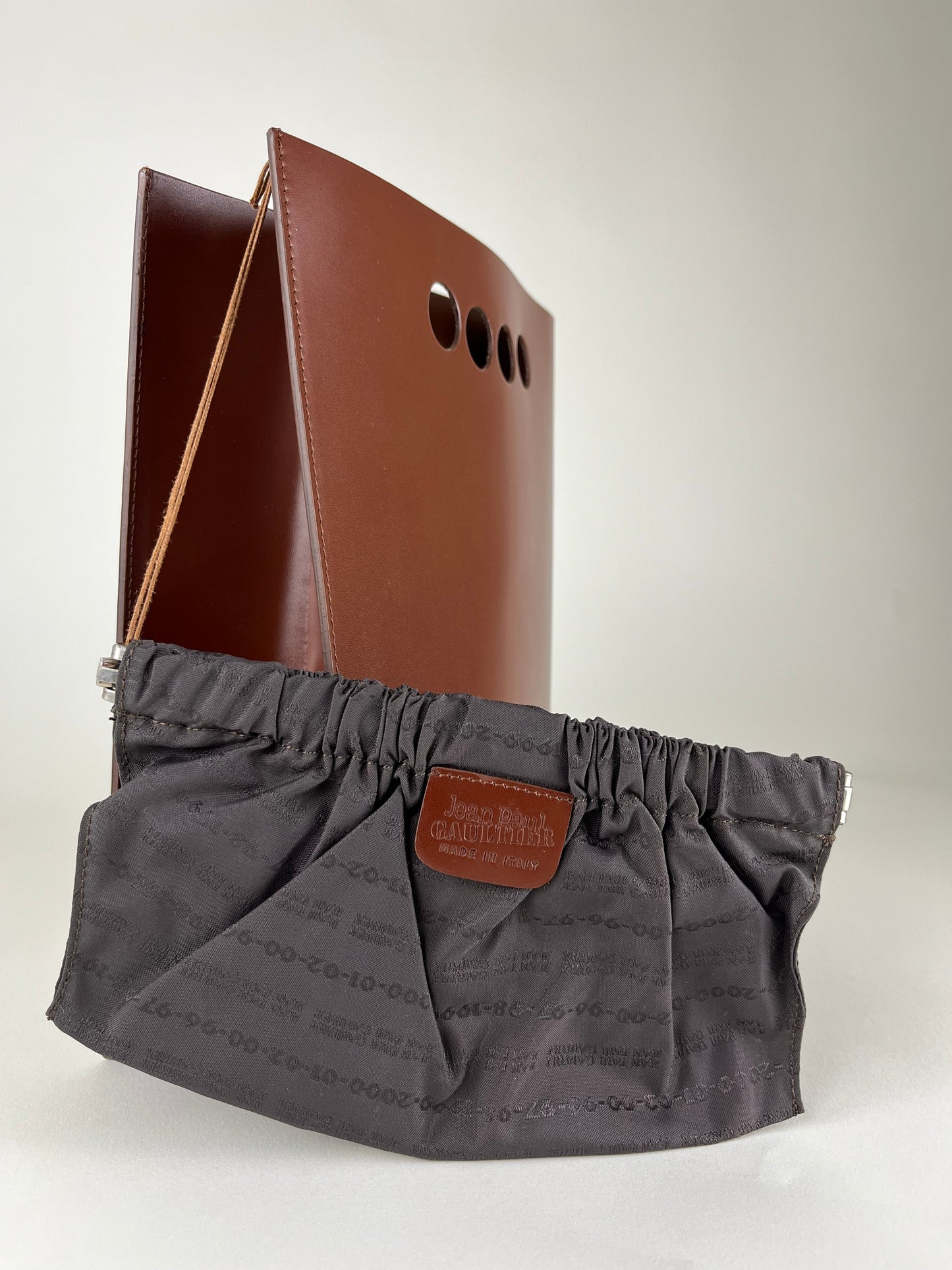 Jean Paul Gaultier Spring / Summer 2000 Bare Knuckle Leather Tote Bag