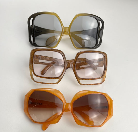 1970’s Christian Dior Optyl Marble Sunglasses