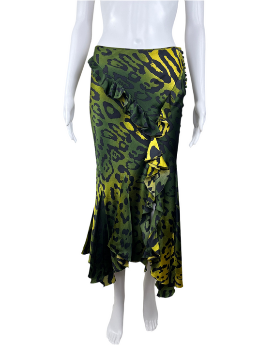 Christian Dior Fall 2004 Leopard Print Skirt