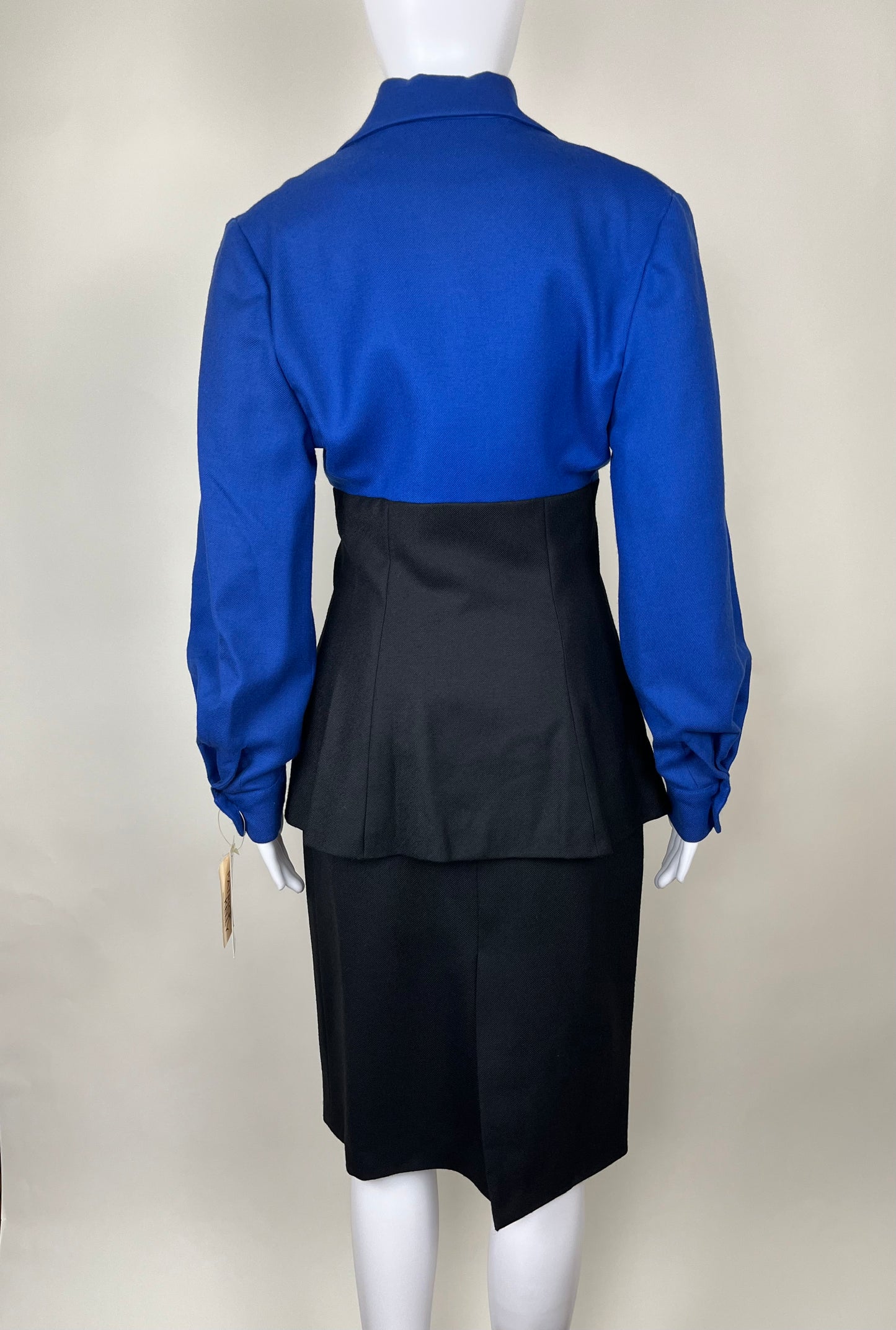 Patrick Kelly Fall / Winter 1989 Color Blocked Skirt Suit