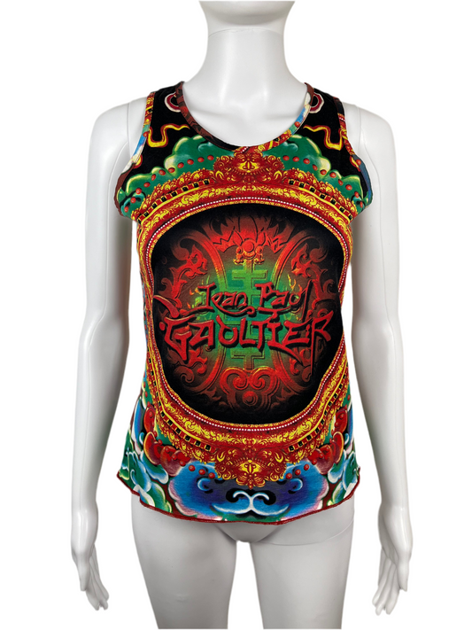 1990s Jean Paul Gaultier Tattoo Tank Top