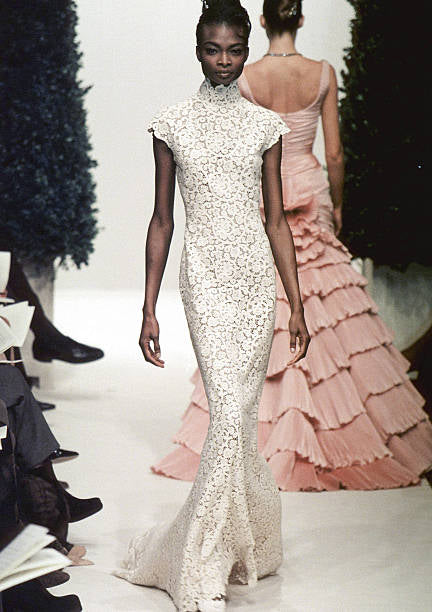 Pierre Balmain Haute Couture Spring / Summer 1998 Lace Gown