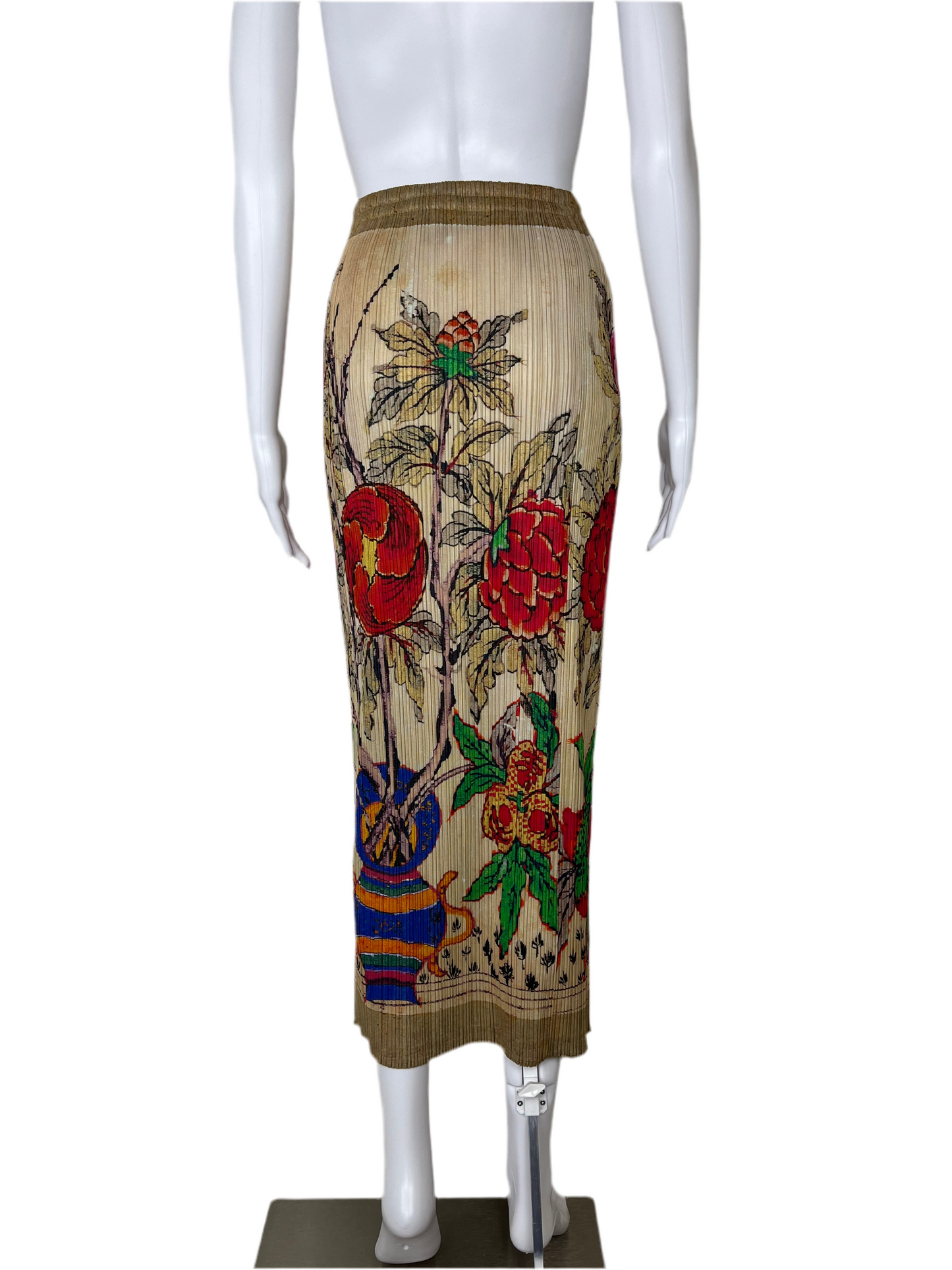 Rare Issey Miyake Pleats Please Floral Print Set