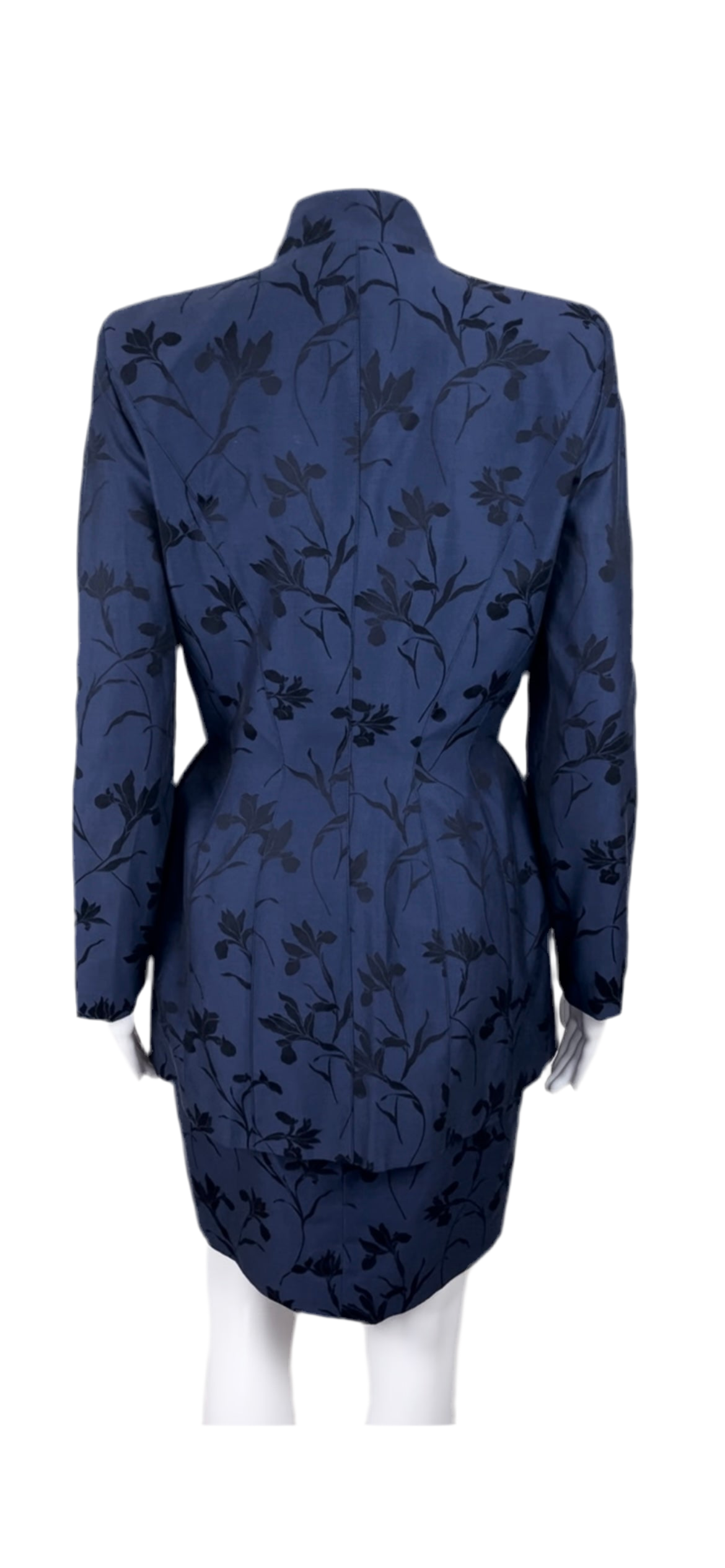 90’s Mugler Floral Skirt Suit
